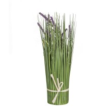 Grass with lavender IN GARDEN, H39cm, dark purple