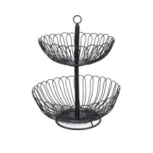 Platter stand NISSA D32xH38cm, black