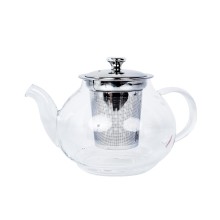 Teapot MANON 1.2L with a sieve, silver