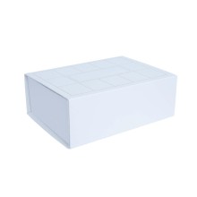Paper box TRUDY 26x18x8.5cm foldable, white