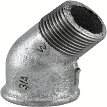 Cast iron elbow FM 1''