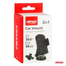 Phone holder 2 mounts 360° rotatable