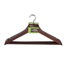 Cloth hangers 5pcs, brown
