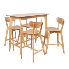 Bar table set ROXBYwith 4 chairs