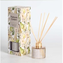 Reed diffuser NATURE GREEN 100ml, French Pear & Freesia