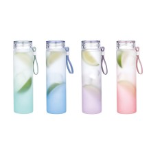 Drinking bottle GLASS H20,7cm 450ml, glass