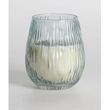 Scented candle in glass NATURE GREEN H10,8cm, Southern Night
