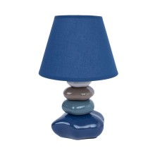 Table lamp STONE H31cm, blue