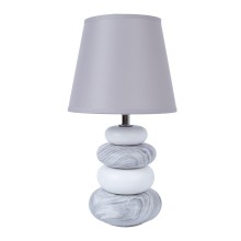 Table lamp STONE H31cm, grey
