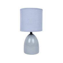 Table lamp LUNAR H23cm, grey