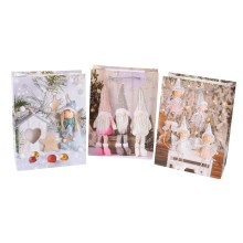 Gift bag XMAS ELF, 18x24x8,5cm, mix