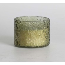 Scented candle in glass NATURE GREEN H7,5cm, Tranquil Summer
