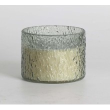 Scented candle in glass NATURE GREEN H7,5cm, Evergreen