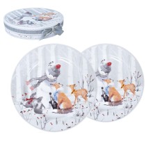 Plates MIA SNOW D19cm 2pcs in a gift box