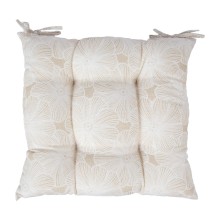 Chair cushion LONETA NEW 40x40cm, light flower