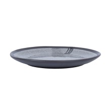 Plate RITA D20cm, black/grey