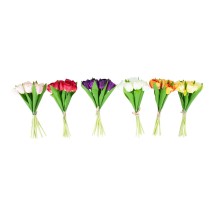 Artificial flower FLOWERLY H30cm 10pcs tulips, mix