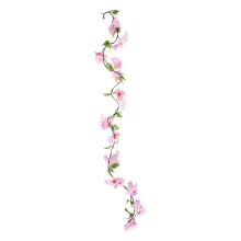 Garland FLOWERLY 1,8m blossom, pink 