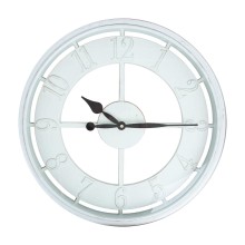 Wall clock BARRY D50cm, beige frame