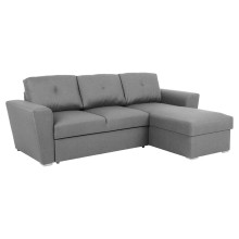Sofa bed STANFORD light gray, 243x163xH86cm