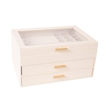 Jewelry box SEZANE 26,5x18xH13,5cm, white