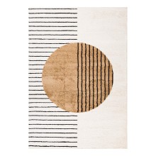 Carpet TOULOUSE-3, 160x230cm, white/ocher
