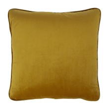 Pillow VELVET 45x45cm, mustard yellow