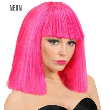 Wig showgirl pink neon