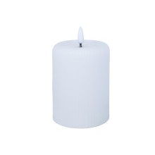 LED candle TOP WINS WENDY D7.5xH10cm white, timer 6h