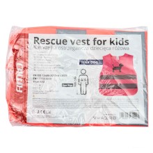 Reflective vest for children pink, dog