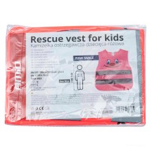 Reflective vest for children pink, Smile