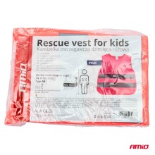Reflective vest for children pink