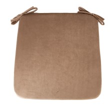 Chair pad VELVET 39x39cm, golden beige