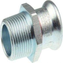 Straight connector 54x2'' M (Steel) KAN-therm