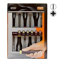 Screwdriver set ERGO™ 6 pcs - PZ1/2 SL 3,0/4,0/5,5/6,5