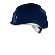 Защитная каска UVEX BS-WR, синяя, регулируемая вентиляция спереди/сзади, 55-61 см