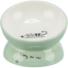 Bowl, elevated, ceramic, 0.15 l ø 13 cm, sage white
