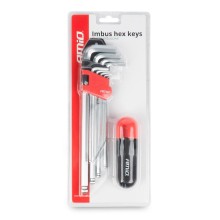 HEX hex key set with ball, 9 pieces