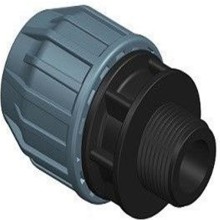 PP Compression adaptor 75x2½" M Elysee
