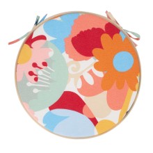 Подушка на стул NORDIC FLOWER D38x2,5см