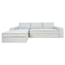 Corner sofa bed KAJA LC, beige
