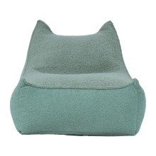 Bean bag LARRY CAT 100x70x30/56cm, green