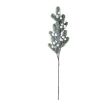 Artificial branch GREENLAND H55cm, white berries