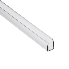 Protective edge U-profile for polycarbonate 4mm