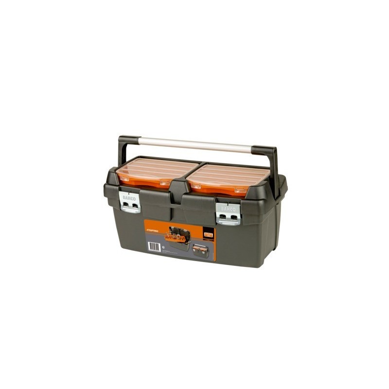 Plastic tool box PTB60 600x305x295mm 37L metallic latches