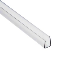 Protective edge U-profile for polycarbonate 6mm