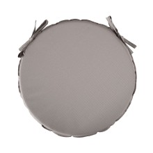 Chair pad OHIO waterproof, D38xH2,5cm, beige