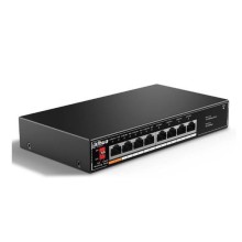 Lüliti töölauda/pjedestaal (8x10base-t / 100base-tx, poe pordid 4, 60 vatti, sf1008lp), Dahua
