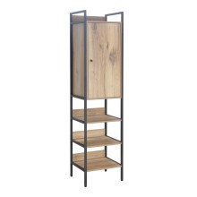 Wine rack HANNES 44x40xH180cm, rustic melamine
