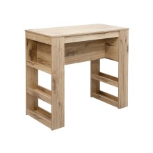 Bar table HANNES 110x50xH100cm, rustic melamine